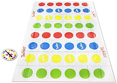 Hasbro Twister Ultimate con tappetino più grande e più campi di colore, gioco per famiglie e bambini a partire dai 6 anni, compatibile con Alexa Lingua Tedesca [Esclusivo Amazon]