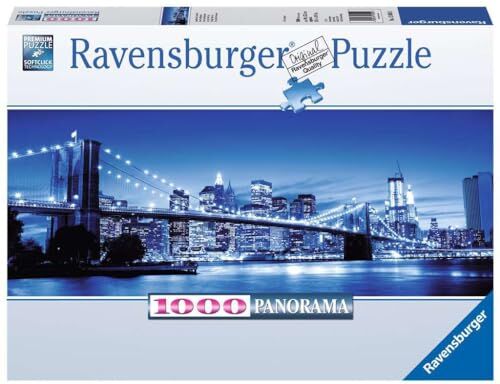 Ravensburger Puzzle, Puzzle 1000 Pezzi, New York Brillante, Formato Panorama, Puzzle per Adulti, Puzzle New York, Puzzle  Stampa di Alta Qualità