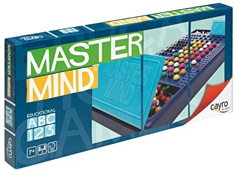 Cayro Master Mind + 7 Anni Hit the Secret Code Gioco da Tavolo per Bambini e Adulti Combina Strategia e Logica Ideale per 2 Giocatori