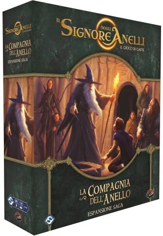 Fantasy Flight Games Asmodee Il Signore degli Anelli, Il Gioco di Carte: La Compagnia dell'Anello Espansione Saga, 1-4 Giocatori, 14+ Anni, Edizione in Italiano