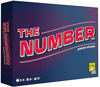 Asmodee The Number, Gioco da Tavolo, Gioco di Astuzia e di Bluff, 3-5 Giocatori, 8+ anni, Edizione in Italiano