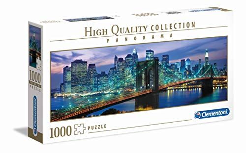 Clementoni - New York Brooklyn Bridge Puzzle, 100 Pezzi, Multicolore, 1000,