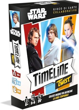 Asmodee , Timeline Twist: Star Wars, Gioco da Tavolo, 2-6 Giocatori, 8+ Anni, Edizione in Italiano