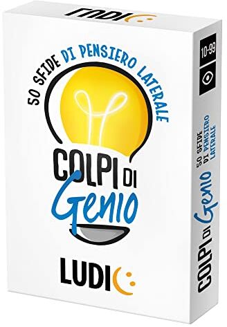 Ludic Colpi Di Genio 50 Sfide Di Pensiero Laterale  Gioco Di Società Formato Viaggio Per 1+Giocatori