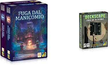 dV Giochi Dvgiochi Fuga Dal Manicomio, Dvg5718 & Deckscape Fuga Da Alcatraz