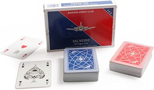 Dal Negro - Ramino Aeroclub Carte Gioco, Multicolore,