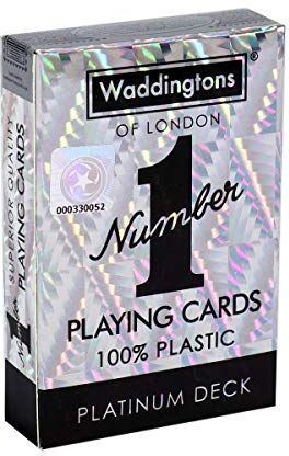 Winning Moves Platino classico Waddingtons Number 1 Carte da gioco