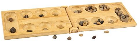 pandoo Bamboo Mancala strategy board game perfect for travel or holidays