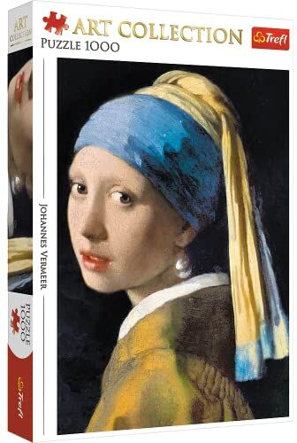 Trefl 1000 Elementi, collezione d'arte, qualità premium, per adulti e Bambini dai 12 anni Puzzle, Colore Ragazza con l'orecchino di perla-Jan Vermeer,