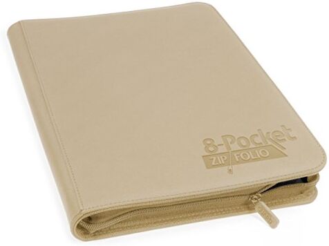 Ultimate Guard 8 Pocket Zipfolio Xenoskin Sand , Sabbia