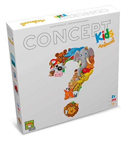 Asmodee Concept Kids: Animali, Gioco da Tavolo, 2-12 Giocatori, 4+ Anni, Edizione in Italiano