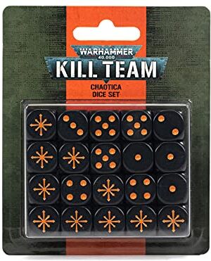 Games Workshop Warhammer 40k Set di Dadi Kill Team Chaotica