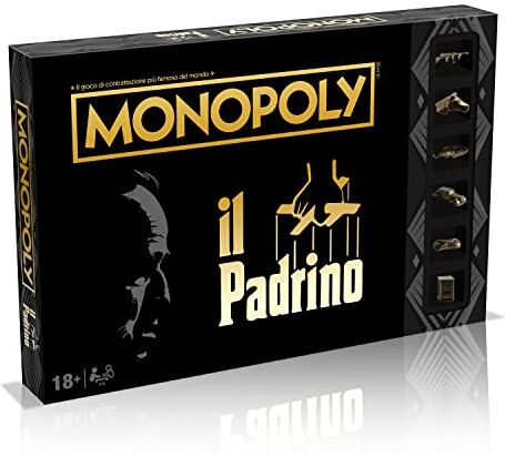 Winning Moves il Padrino, Monopoly, gioco da tavolo, edizione italiana, 2 giocatori