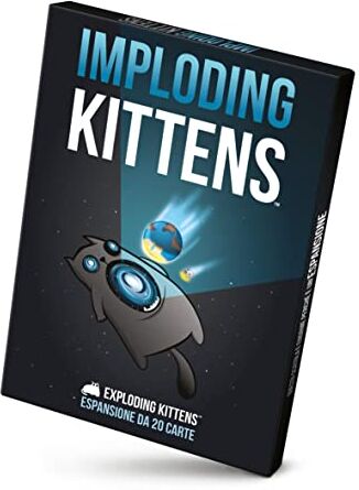 Asmodee Imploding Kittens Espansione Gioco di Carte Exploding Kittens, Edizione in Italiano