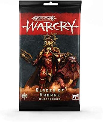 Games Workshop Warhammer AoS Warcry: Pacchetto di carte di Khorne