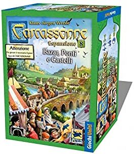 Giochi Uniti , Carcassonne: Bazar Ponti e Castelli Esp 8 Ed Italiana