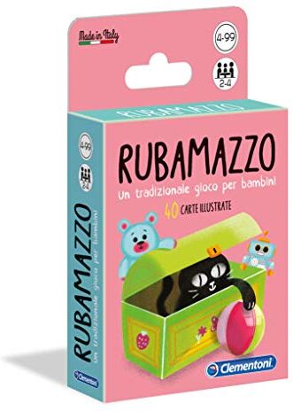 Clementoni - Rubamazzo, Carte da Gioco per Bambini, Multicolore,