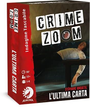 Asmodee , Crime Zoom: L'Ultima Carta, Gioco di Carte Investigativo, 1-6 Giocatori, 12+ Anni, Edizione in Italiano