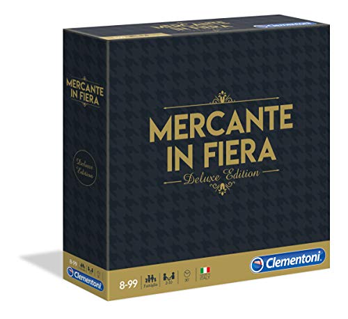 Clementoni - Mercante in Fiera Deluxe Edition Giochi da Tavolo, Multicolore, , 8-99 anni