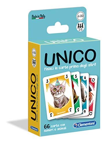 Clementoni , Sapientino- Sapientino Animali Unico, Carte da Gioco per Bambini (Versione Italiana), Multicolore,