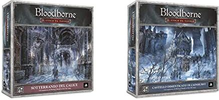 Asmodee Bloodborne, Il Gioco da Tavolo: Sotterraneo del Calice Espansione per Gioco da Tavolo & Bloodborne, Il Gioco da Tavolo: Castello Dimenticato di Cainhurst