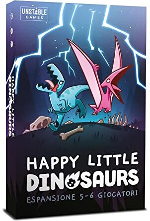 Asmodee Happy Little Dinosaurs: Espansione 5-6 Giocatori Espansione Gioco da Tavolo, 2-6 Giocatori, 8+ Anni, Edizione in Italiano