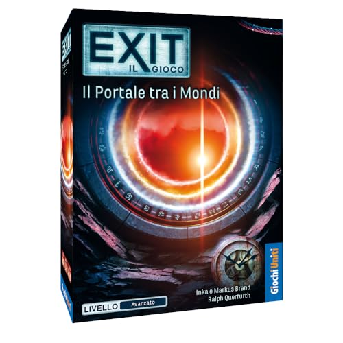 Giochi Uniti , Exit: Il portale tra i Mondi; Escape Room; Gioco da Tavolo, 1-4 Giocatori, 12+ Anni, Edizione italiana,