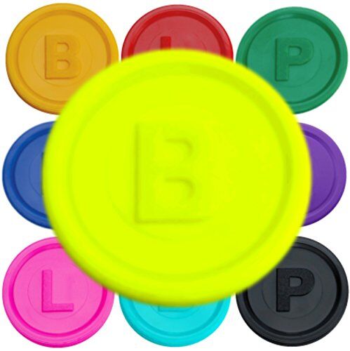 SCHWABMARKEN 1000 Gettoni Fiches Chips B, P o L in 14 colori a un prezzo VANTAGGIOSO, Colore Neon-Ge B