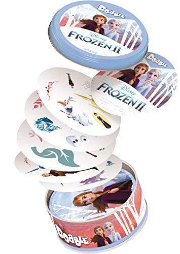 Asmodee , Dobble Frozen 2 , Card Game , Ages 6+ , 2-8 Players , 15 Minutes Playing Time
