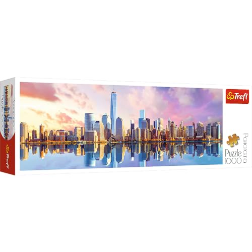 Trefl 916  EA 1000 Teile, Panorama, Premium Quality, für Erwachsene und Kinder ab 12 Jahren 1000pcs Manhattan, Coloured