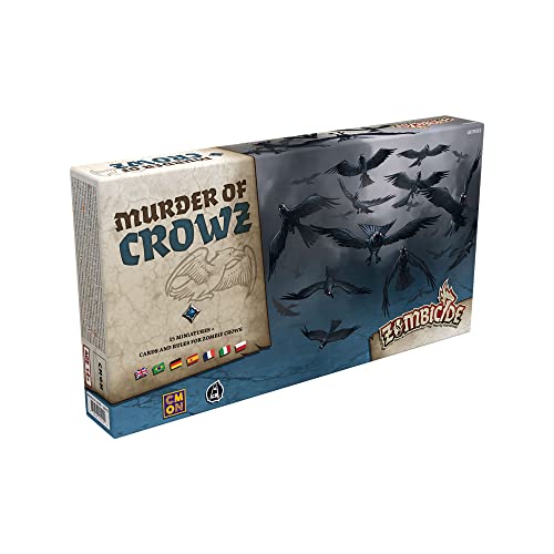 Asmodee - Zombicide Black Plague Murder of Crowz espansione Gioco da Tavolo, Colore, 7127