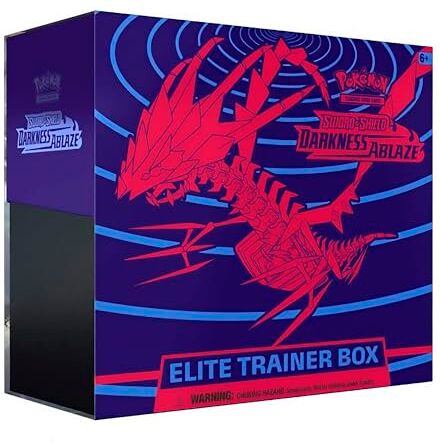 Pokèmon POK80731 TCG: Sword and Shield 3 Darkness Ablaze Elite Trainer Box, colori misti