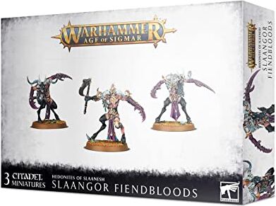 Games Workshop Warhammer AoS Edoniti di Slaanesh Slaangor Fiendbloods