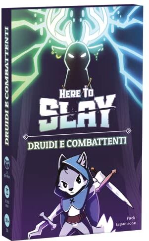 Asmodee Here To Slay: Druidi E Combattenti Espansione Gioco Da Tavolo, 2-6 Giocatori, 10+ Anni, Edizione In Italiano