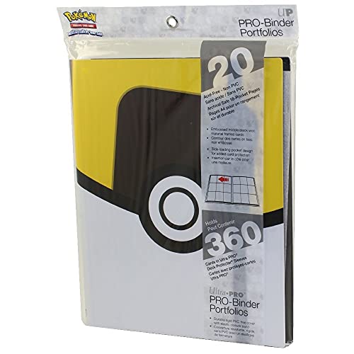 Ultra Pro , Pokémon Ultra Ball 9 tasche Pro per 360 carte, Multicolore