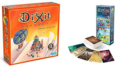 Asmodee Dixit Odyssey, Gioco Di Società, Edizione Italiana, 8005 & Dixit Anniversary Gioco Da Tavolo Edizione Italiana, Colore, 8014