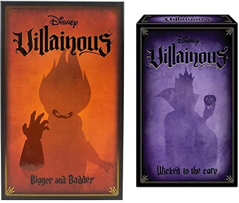 Ravensburger – Disney Villainous Bigger&Badder, Versione in Italiano, Gioco Di Strategia & Disney Villainous Wicked To The Core, Gioco Di Strategia, Gioco Da Tavolo