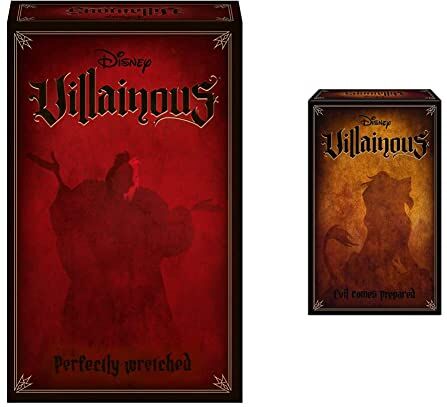 Ravensburger 26930 Disney Villainous Perfectly Wretched, Versione Italiana, Light Strategy And Family Game & 26889 Disney Villainous Evil Comes Prepared, Versione Italiana