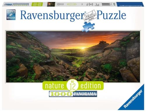 Ravensburger Puzzle Sole sopra l’Islanda, 1000 Pezzi, Idea regalo, per Lei o Lui, Puzzle Adulti