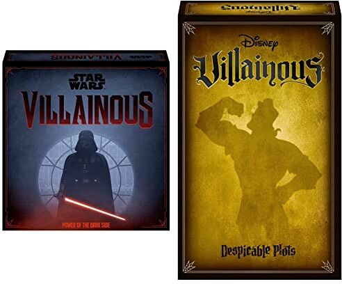 Ravensburger – Star Wars Villainous, Versione Italiana, Gioco Di Strategia, Gioco Da Tavolo 2-4 Giocatori, 12+ Anni & Disney Villainous Despicable Plots, Versione Italiana