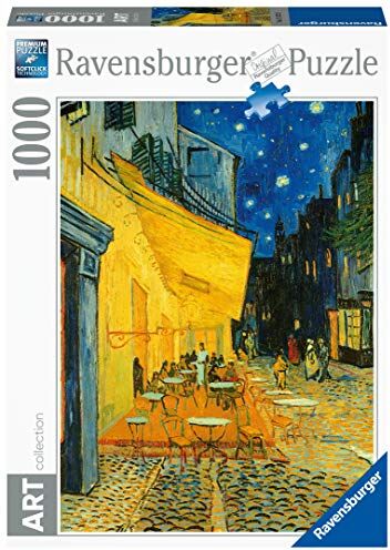 Ravensburger Puzzle Van Gogh: Caffè di Notte 70x50 cm Puzzle 1000 pezzi Puzzle adulti e Ragazzi facile da comporre Puzzle Quadri Famosi da Esporre Puzzle Arte Educativo