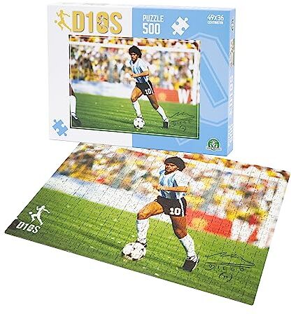 Giochi Preziosi D10S Puzzle Classico D10S Da 500 Pezzi Raffigurante Un Famoso Calciatore In Azione Durante Una Partita, Per Bambini A Partire Da 7 Anni,