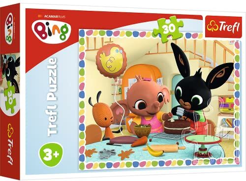 Trefl 916 18263 Gemeinsames Backen, Hase Bing EA 30 Teile, für Kinder ab 3 Jahren 30pcs, Multi-Coloured