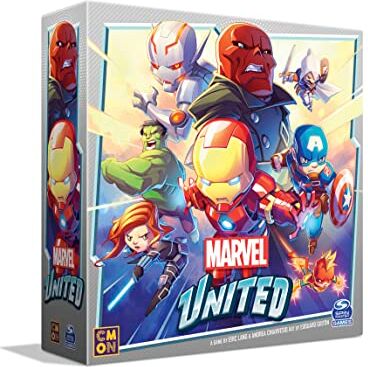 Asmodee Marvel United, Gioco da Tavolo, 1-4 Giocatori, 10+ Anni, Edizione in Italiano