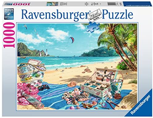 Ravensburger Puzzle La collezione di conchiglie, 1000 Pezzi, Idea regalo, per Lei o Lui, Puzzle Adulti