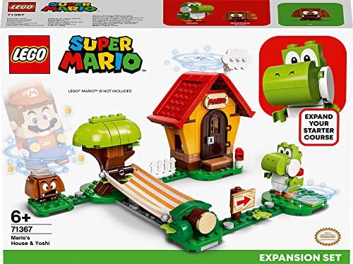 Lego Super Mario Casa di Mario e Yoshi Pack di Espansione, Giochi per Bambini e Bambine Creativi con i Personaggi Yoshi e Goomba, Idee Regalo