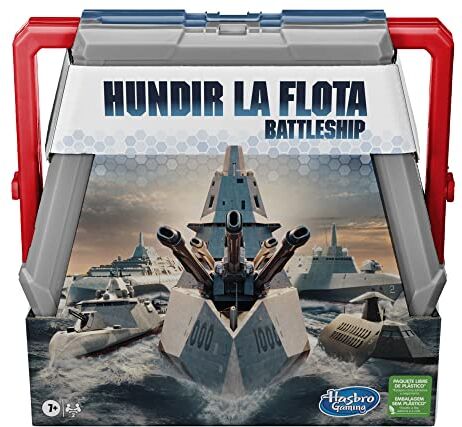 Hasbro Gaming Gioco da tavolo classico affondare la flotta, gioco di strategia da 7 anni, divertente gioco per bambini per 2 giocatori