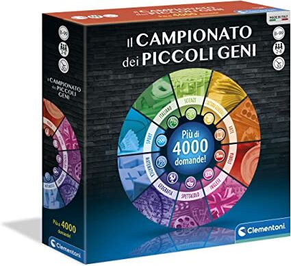 Clementoni Il Campionato dei Piccoli Geni New Edition Gioco Da Tavolo Colore Multicolore, , 8 giocatori