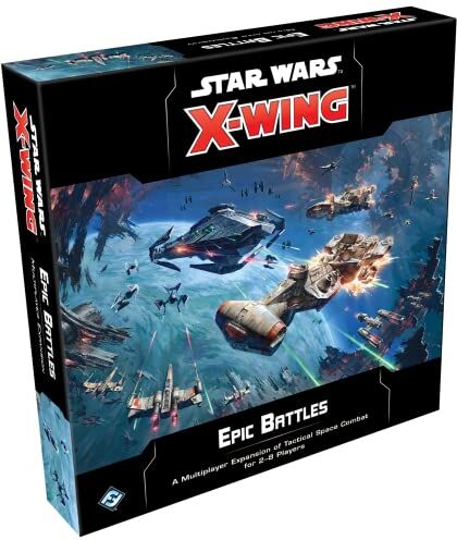 Atomic Fantasy Flight Games Star Wars X-Wing Second Edition: Neutral: Epic Battles Multiplayer Expansion Miniature Game