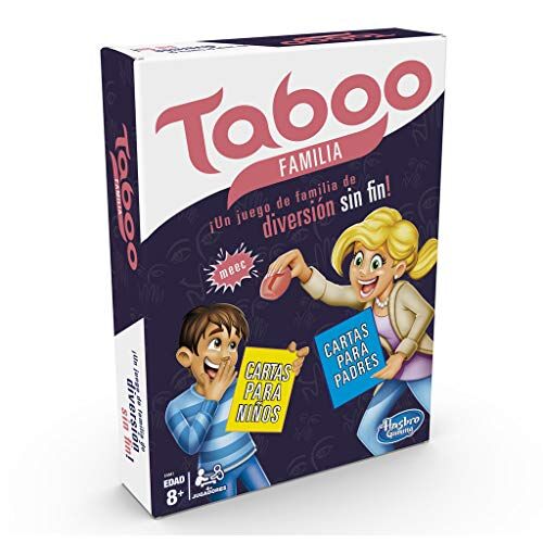 Hasbro Taboo Familia, Gioco da tavolo, multicolore, dagli 8 anni in su', lingua Spagnola